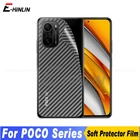 3D задняя крышка из углеродного волокна для XiaoMi PocoPhone POCO F3 C3 X3 GT NFC M3 M2 F2 Pro F1 X2 наклейка пленка не стекло