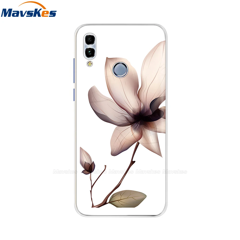 5 Huawei Honor 10 Lite чехол мягкий силиконовый милый ТПУ задняя крышка для Fundas huawei P Smart /Honor 10 удобный телефонный футляр сумки - Цвет: 5