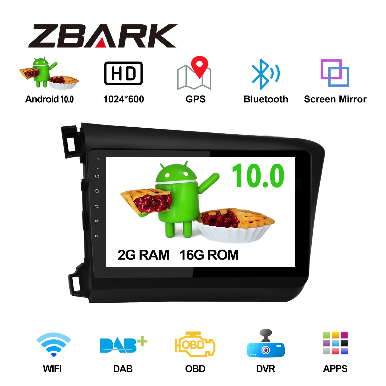 2din 9 дюймов 2G RAM Android 10 0 Автомобильный мультимедийный стерео радио плеер GPS