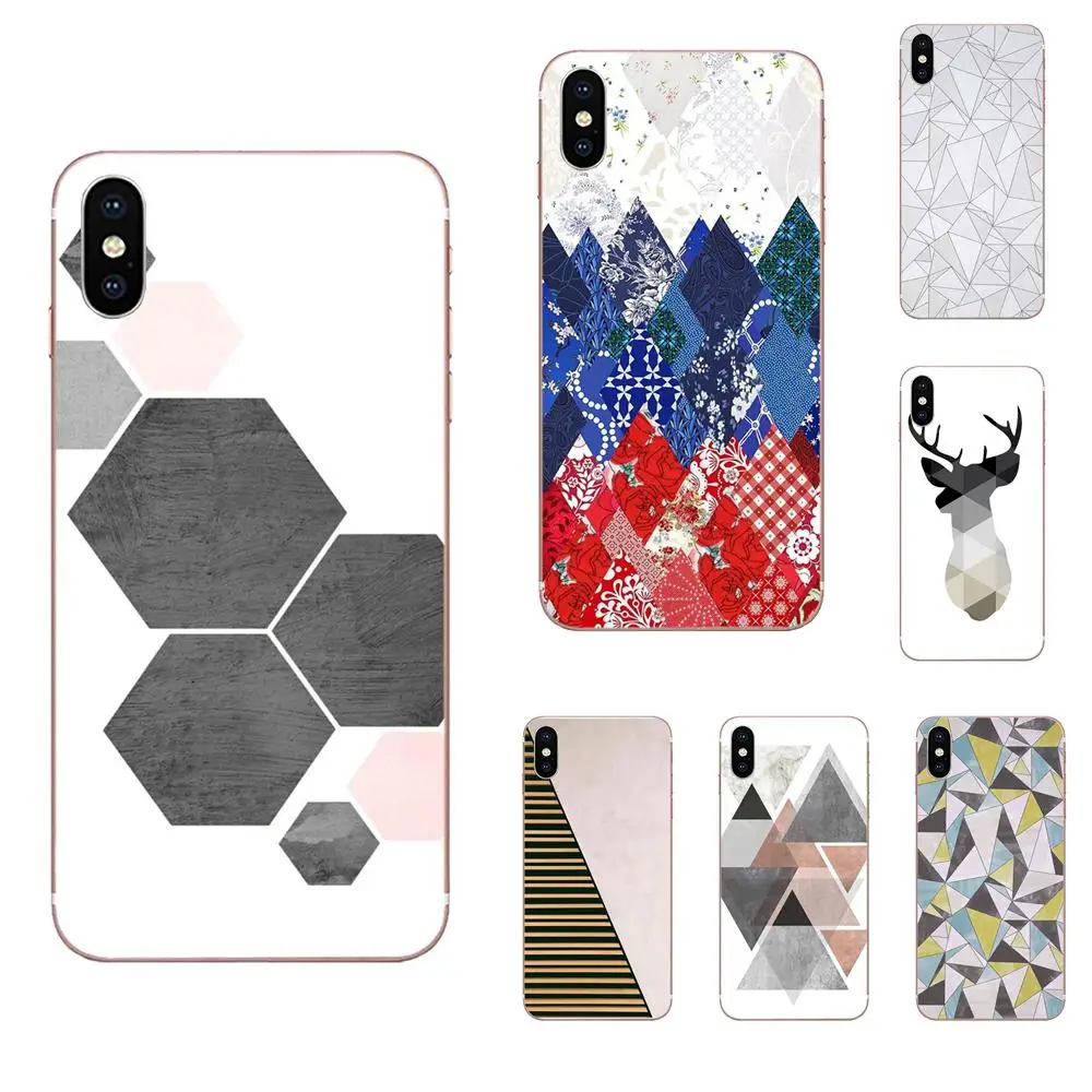 Мягкая ТПУ Защитная пленка для экрана Модная красочная Геометрическая строчка