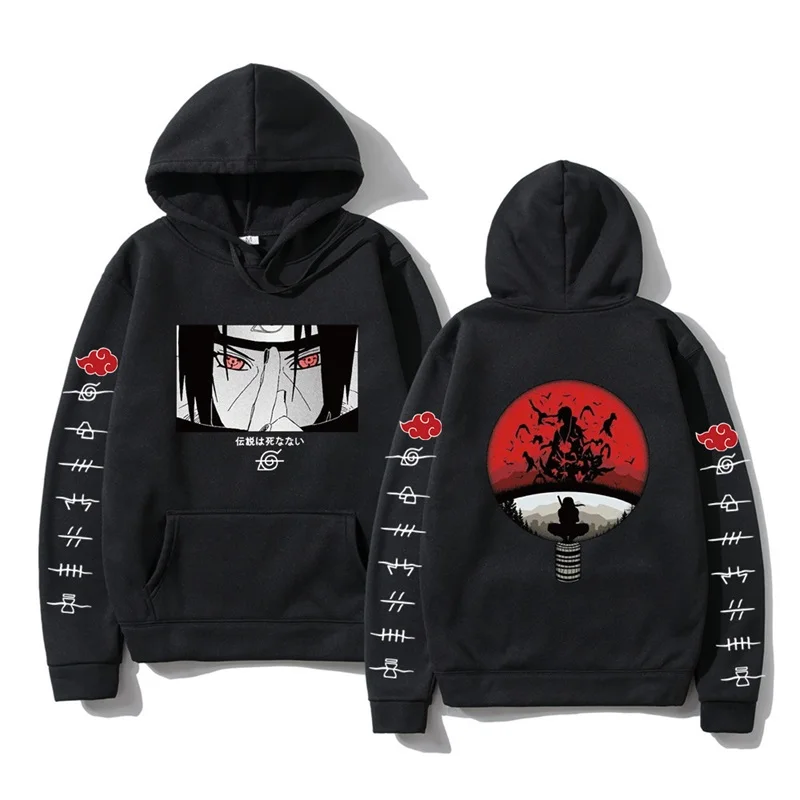 

2021new Itachi hoodie men's fashion fleece sports Harajuku style hooded men's and women's hooded jacket autumn and winter models