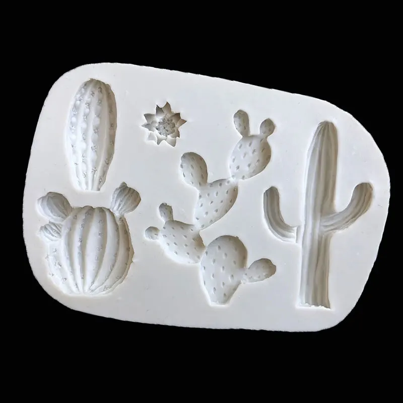 

11.2*8*1CM DIY Sugar Craft Cake Vintage Petal Cactus Cake Silicone Mold Fondant Mold Cake Decorating Tools Gum Paste Mold