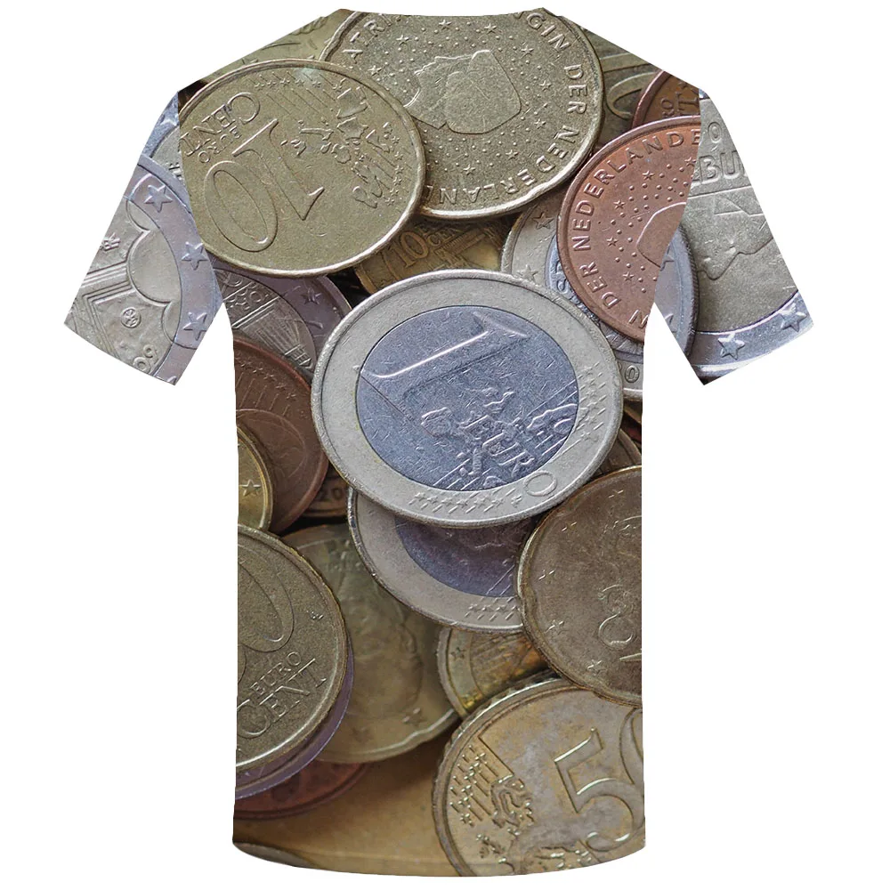 

Money T-shirt Men Netherlands Anime Clothes Geometric T-shirts 3d Harajuku Tshirts Casual Colorful Shirt Print