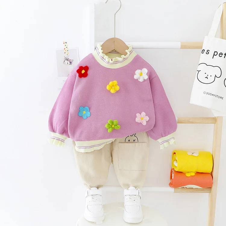 Милые костюмы принцессы для маленьких девочек весенний модный кружевной топ с