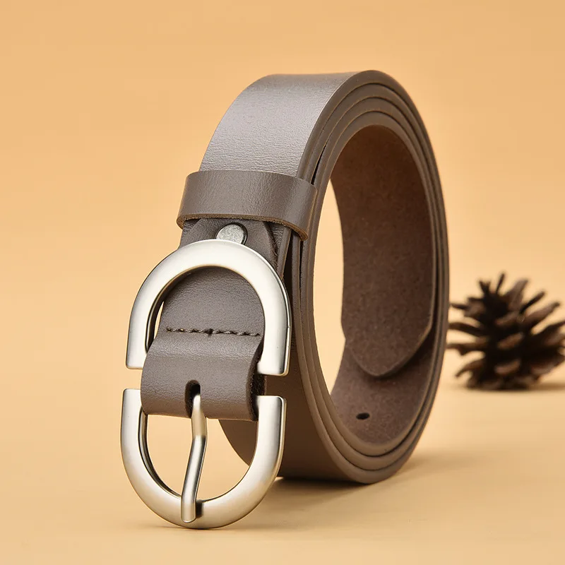 

High Quality Women Belts Fashion Casual Buckle Belt Faux Leather All-match Waistband