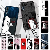 cute kumamon danganronpa monokuma phone case for huawei p30 40 20 10 8 9 lite pro plus psmart2019