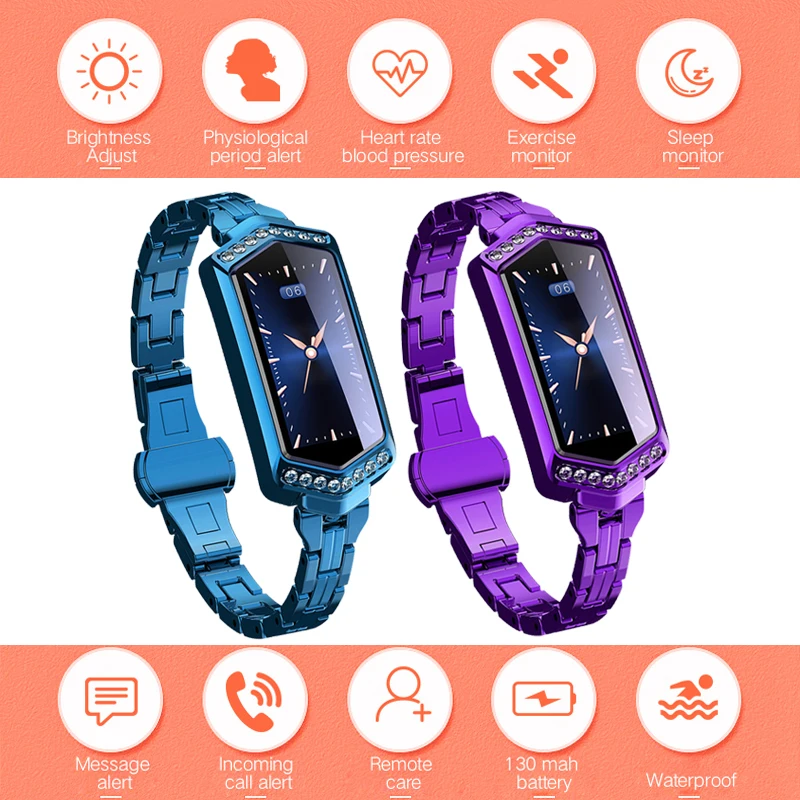 Смарт часы с детектором артериального давления пульсометром вибрацией и