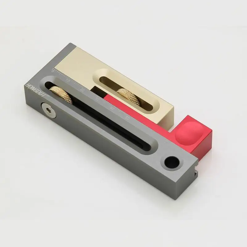 

Table Saw Gap Slot Regulator Slot Ruler Make The Mortise and Tenon Movable Measuring Block Length Tool for Woodworking