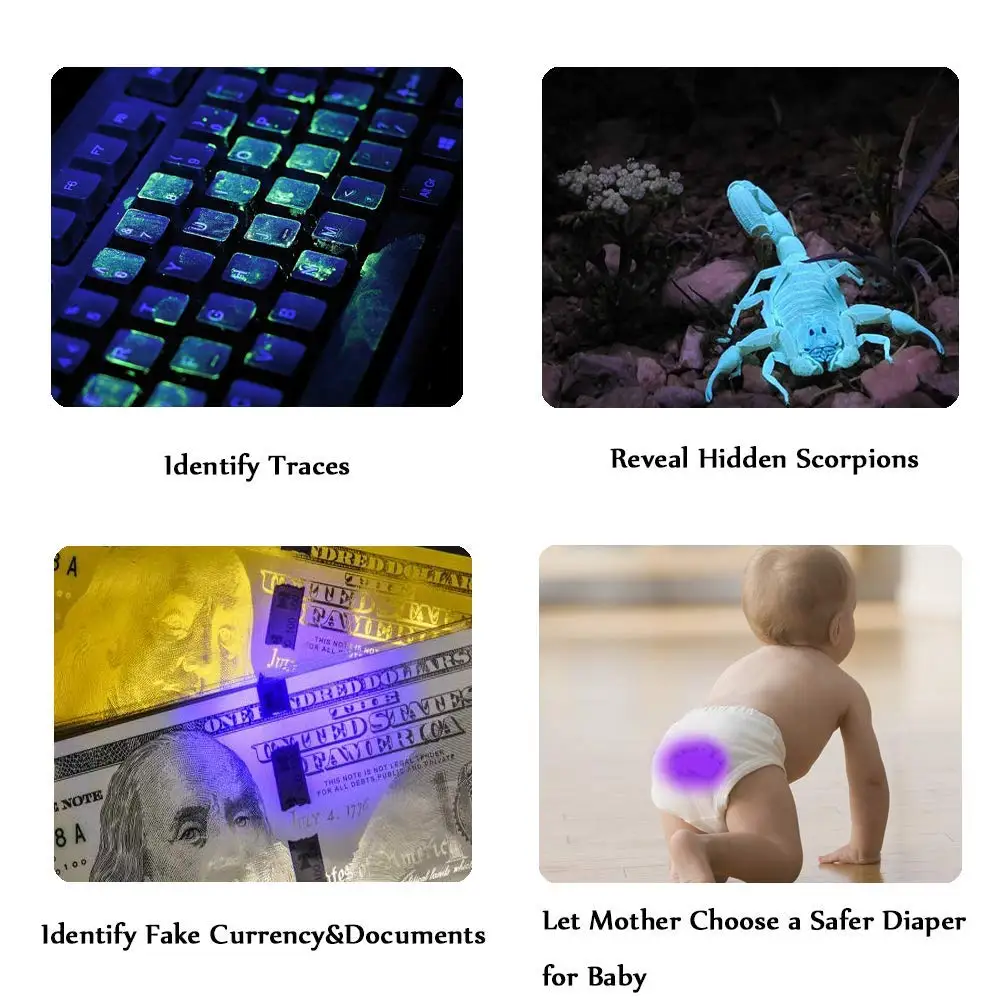 УФ-фонафонарь SecurityIng 10 Вт 365 нм | Освещение