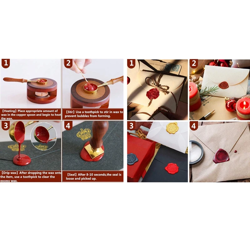 600 шт (24 цвета) уплотнительные восковые бусины с чайными свечами и ложкой 1 Набор