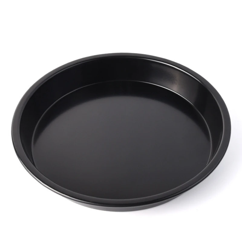 6/7/8/10 дюймовая Антипригарная посуда Нержавеющая сталь сковорода для пиццы из