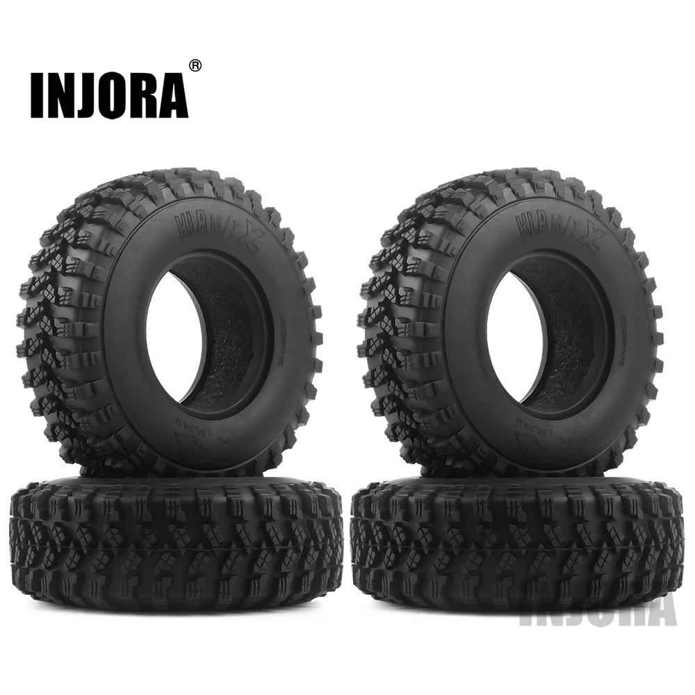 4 шт. 1 9 &quotрезиновые колеса Voodoo KLR 105*35 мм для 1:10 RC Гусеничный осевой SCX10 D90 TF2 MST