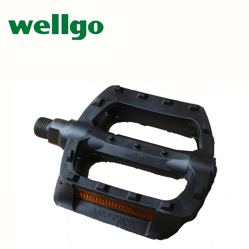 Ультралегкие пластиковые педали Wellgo MTB BMX велосипедная педаль с двойным