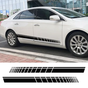 Автомобильные боковые наклейки для Volkswagen VW Golf MK7 Passat B7 B8 Toyota Yaris C-HR Auris Автомобильная виниловая пленка автомобильные аксессуары