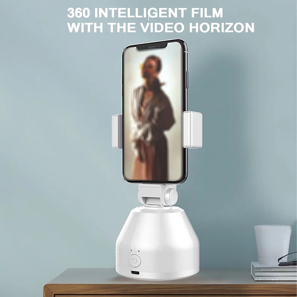 360 градусный шарнир для селфи вращающийся Интеллектуальный трекер распознавание