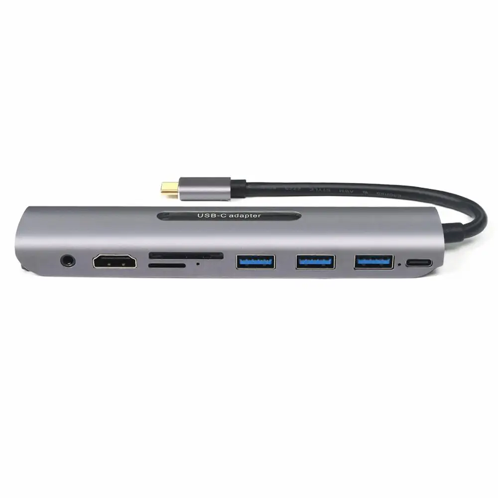 Vmade 3 в 1 Type C к USB 0 с Rj45 Gigabit Ethernet сетевой концентратор адаптер Thunderbolt для MacBook Pro Huawei
