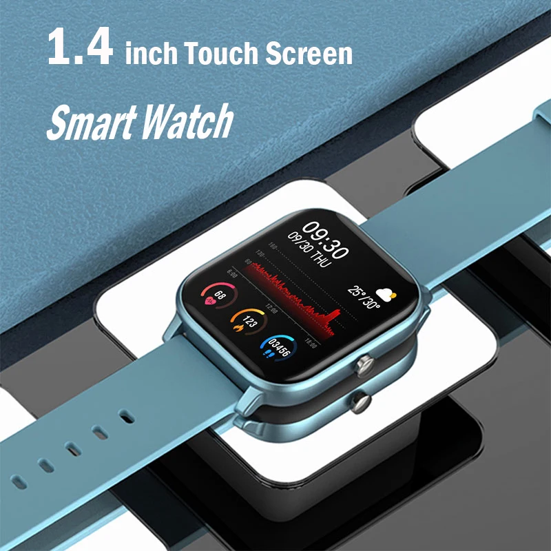 

P8 Smart Watch Men Women Heart Rate Monitor Fitness Tracker Sport Smartwatch Full Touch IPX7 Waterproof Watch for iOS Android