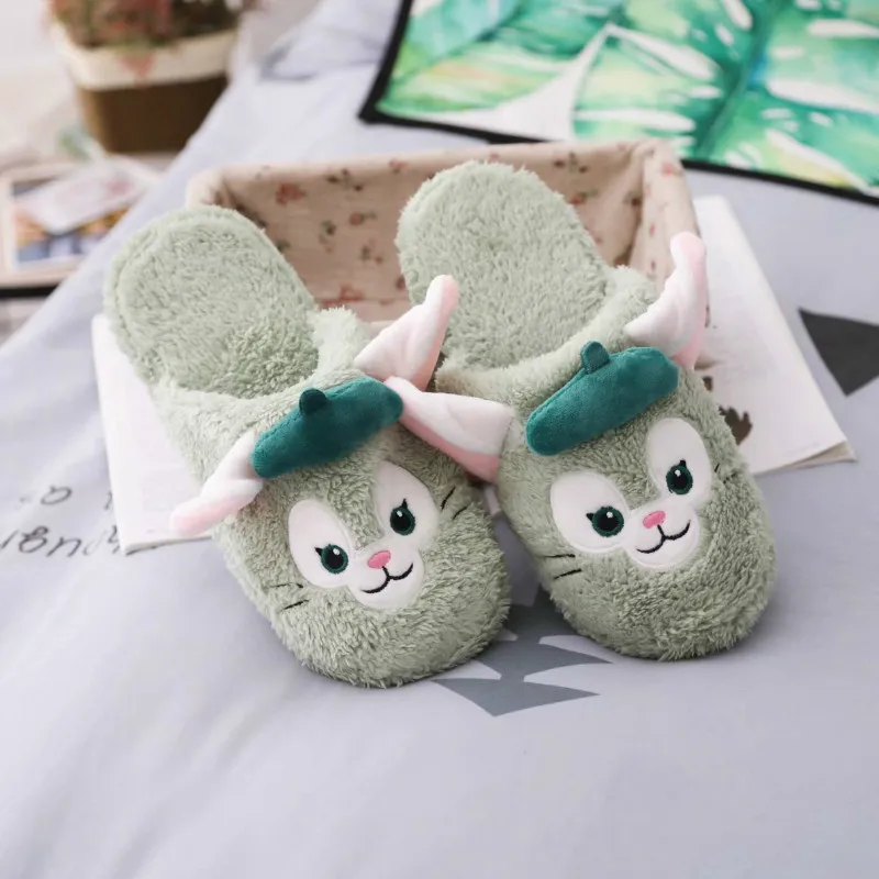 Новинка Женские тапочки Тапочки с рисунком медведя кролика кота Домашняя обувь