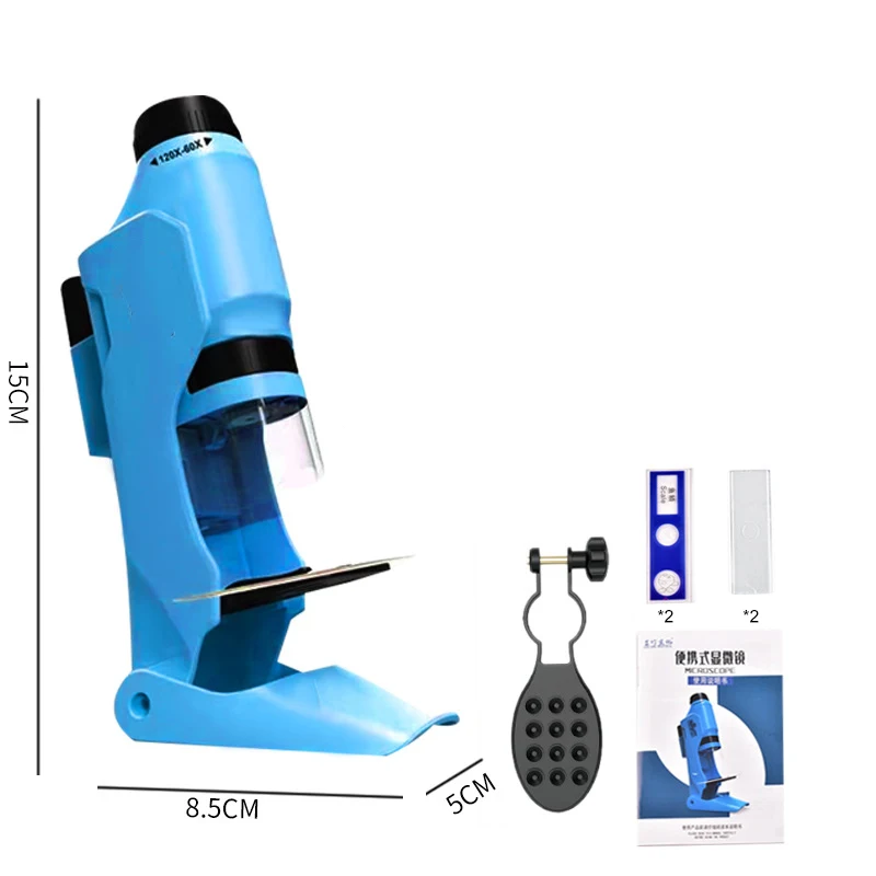 

Детский ручной микроскоп игрушка со светильник кой портативная многофункциональная фотовспышка для путешествий кемпинга