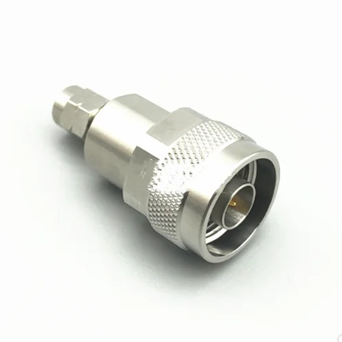 N Male to 3.5mm Male Stainless Steel High Frequency Millimeter wave test Adapter Connector DC-18G