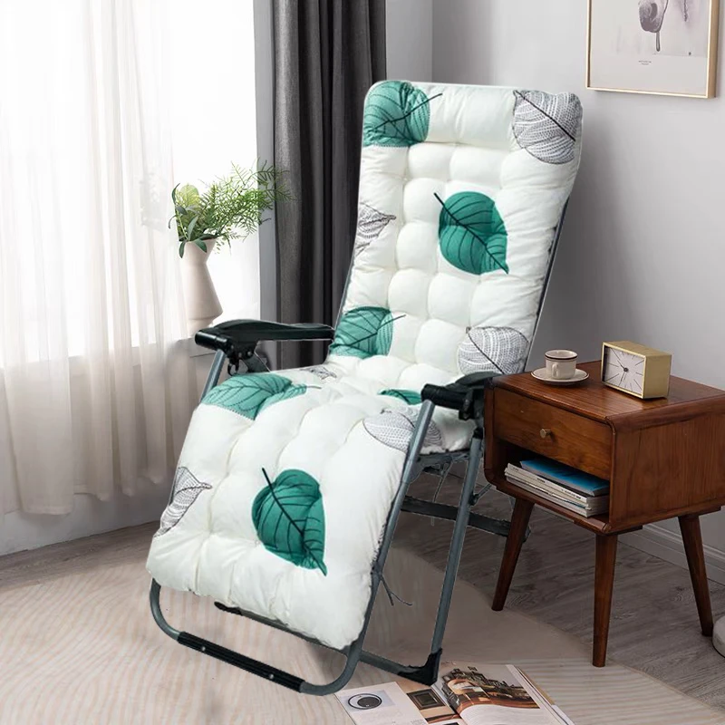 

Printed Recliner Chair Cushion Soft Rocking Chair Cushions Thicken Office Chairs Seat Cushion Removable Garden Lounger Mat