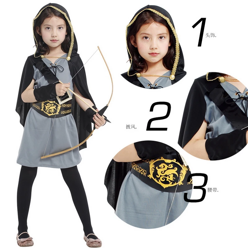 Детский карнавальный костюм на Хэллоуин с героиней из мультфильма Охотник за