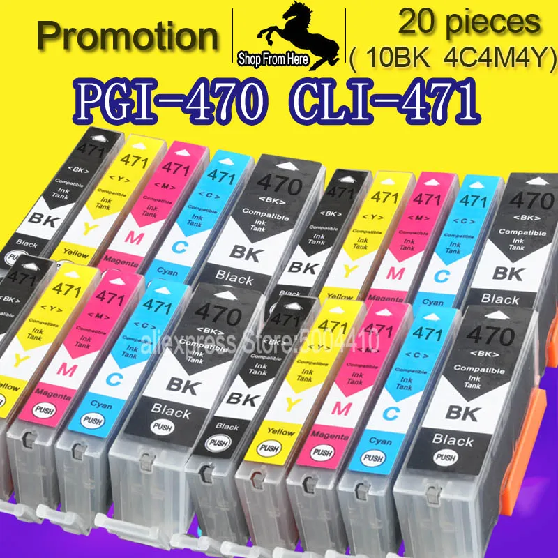 Для Canon TS5040 TS 5040 совместимый чернильный картридж PIXMA принтер PGI470 | Компьютеры и