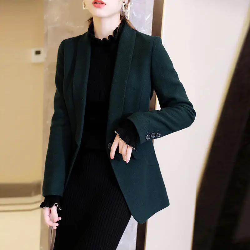 

New Fashion Business Suits Women Work Office Ladies Long Sleeve Spring Good Quality Casual Blazer