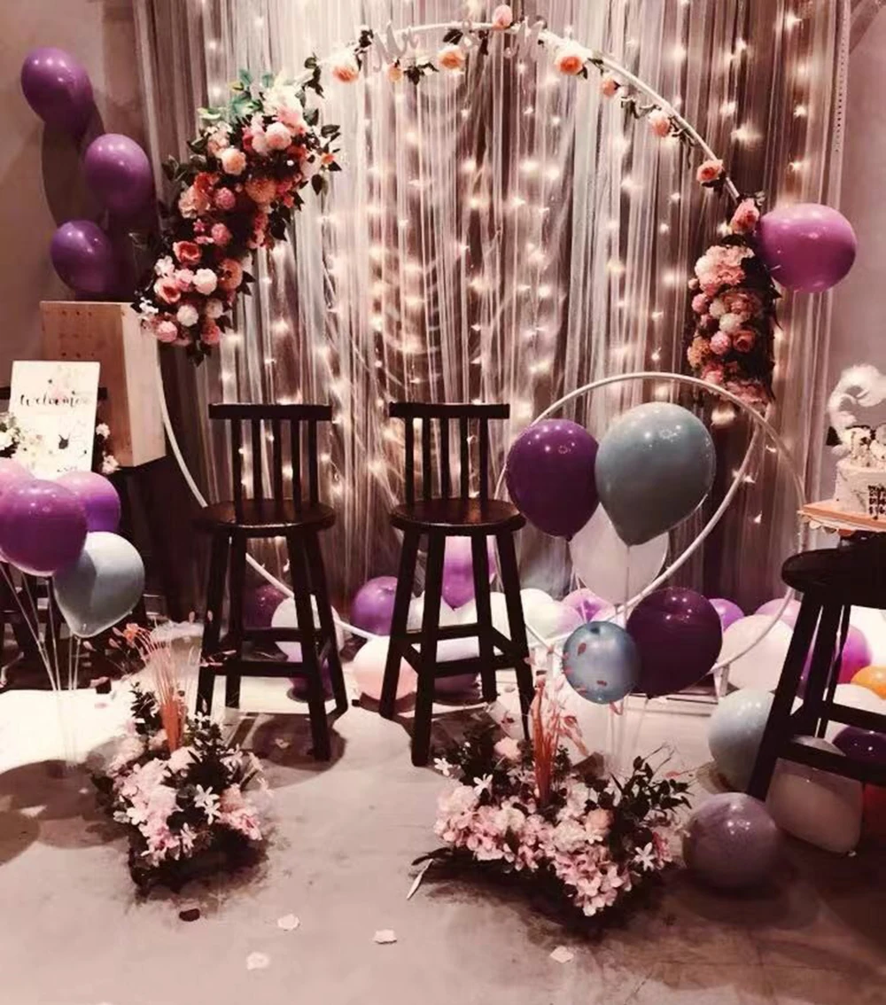 Реквизит для свадьбы дня рождения вечеринки декор из кованого железа круглое