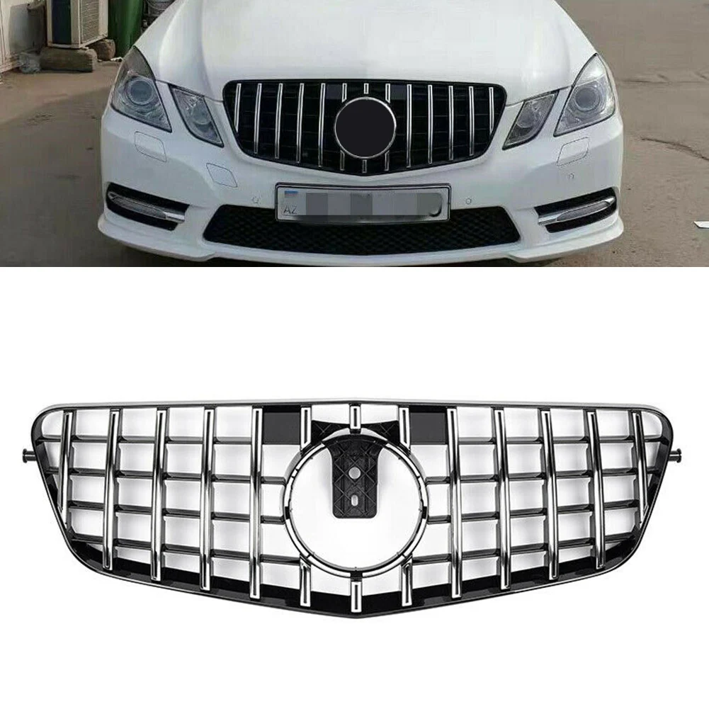Решетка для переднего бампера GT Style решетка Mercedes Benz E Class W212 E200 E300 E350 E500 E550 2010 2011 2012