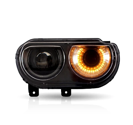 Горячие новые продукты светодиодные фары для 2009 2014 и 2015 2019 Dodge Challenger ангельские