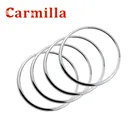 Хромированное кольцо Carmilla для динамиков, звуковое кольцо, декоративное кольцо для Chevrolet Chevy, Cruze 2009-2016, аксессуары, 4 шт.компл.