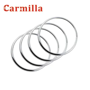 Хромированное кольцо Carmilla для динамиков, звуковое кольцо, декоративное кольцо для Chevrolet Chevy, Cruze 2009-2016, аксессуары, 4 шт.компл.