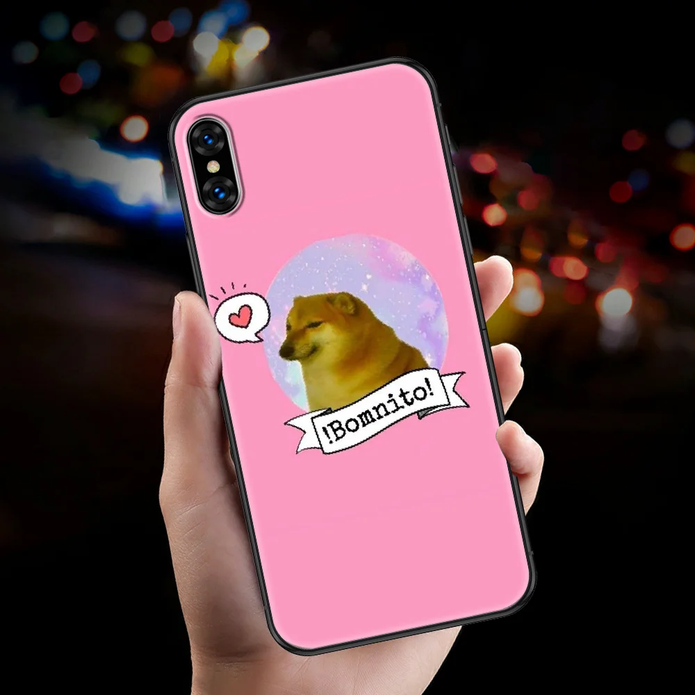 Doge Meme Kabosu Милый Забавный чехол для телефона iphone 5 5s se 2 6 6s 7 8 12 mini plus X XS XR 11 PRO MAX
