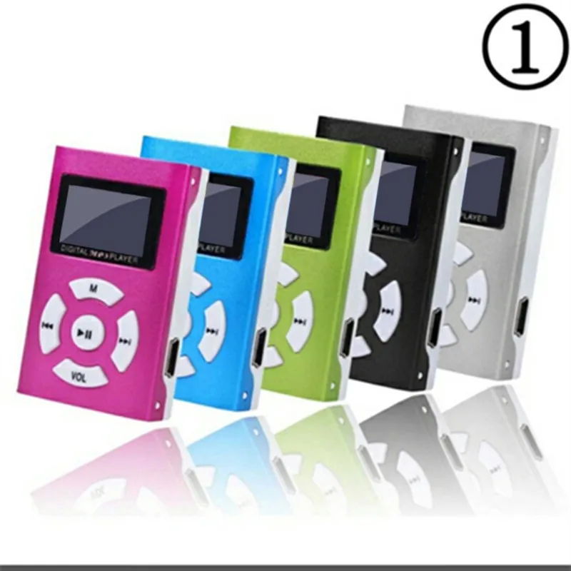 Мини mp3-плеер с USB ЖК-экран поддержка 32 ГБ Micro SD TF карты динамик стильный дизайн