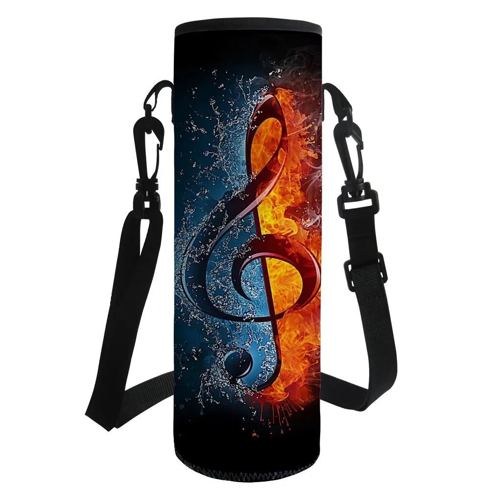 Сумка для бутылки HUGSIDEA Music Note большая емкость воды неопреновый чехол портативный