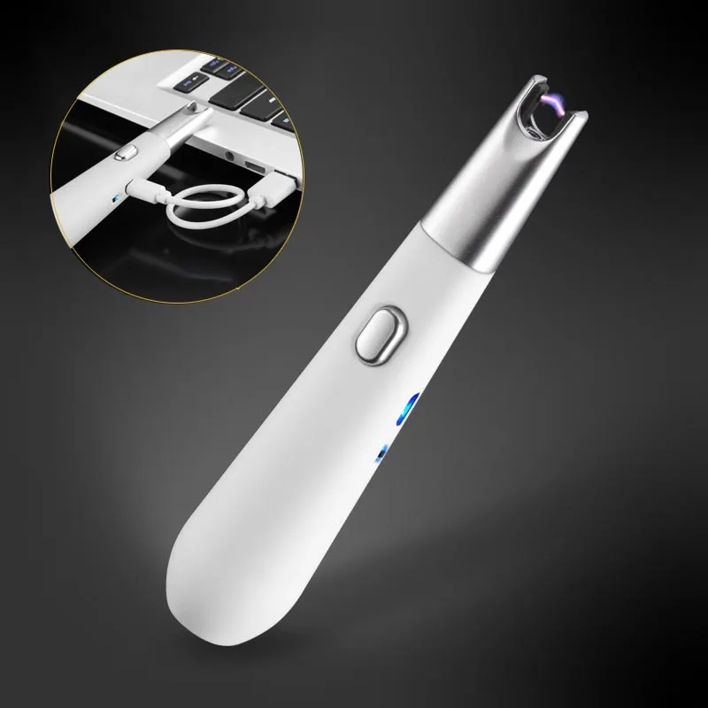 Длинная плазменная дуговая Зажигалка для барбекю ветрозащитная Электронная