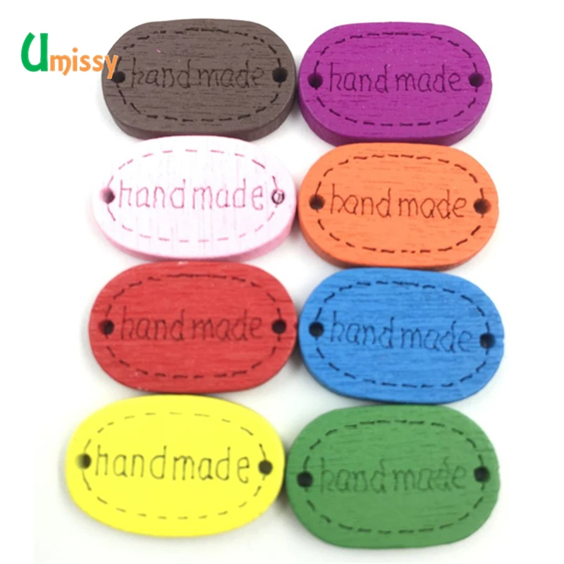 20 шт. деревянные пуговицы для скрапбукинга с 2 отверстиями 18 мм аксессуары