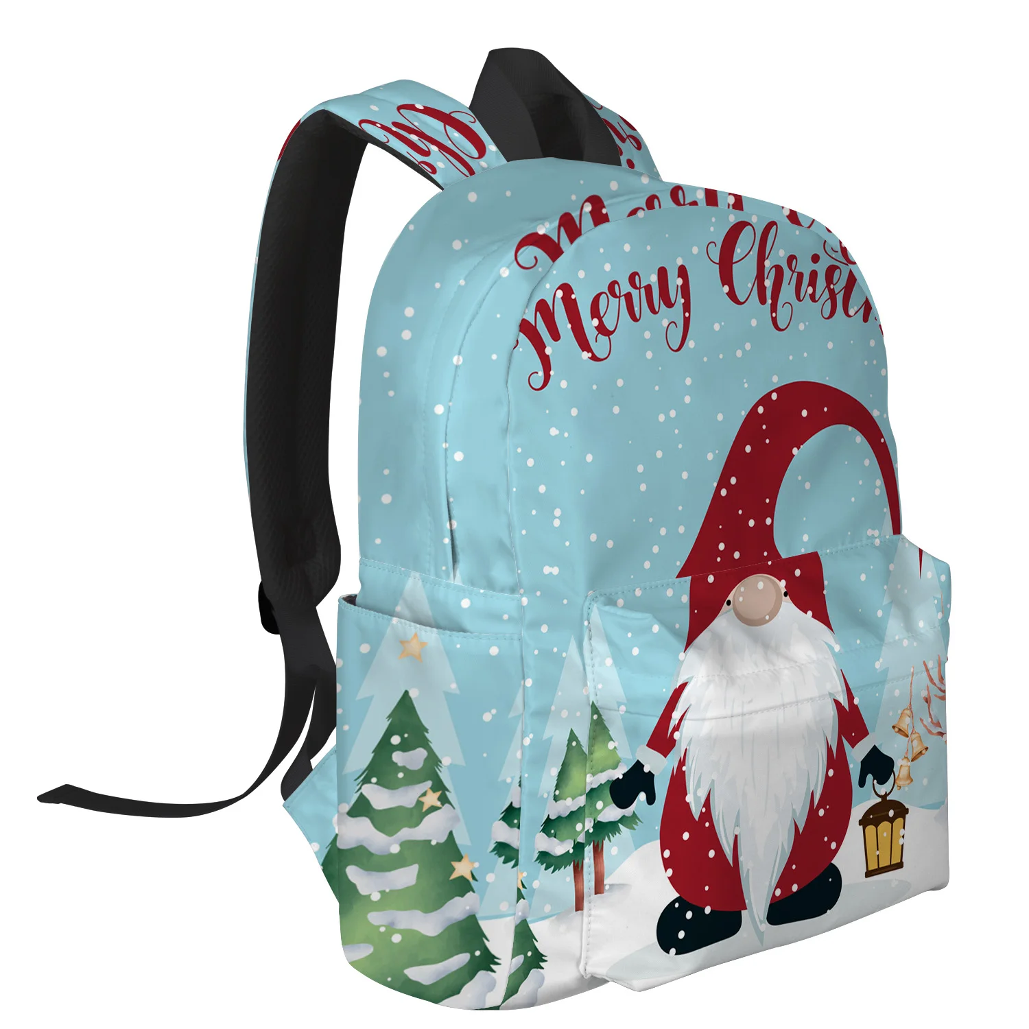 Рождественский карликовый колокольчик Рождественская елка снеговик синий