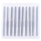 Концевая фреза из карбида вольфрама, 3,175 мм, 22 мм, фреза с 2 канавками для фрез с ЧПУ, 10 шт.