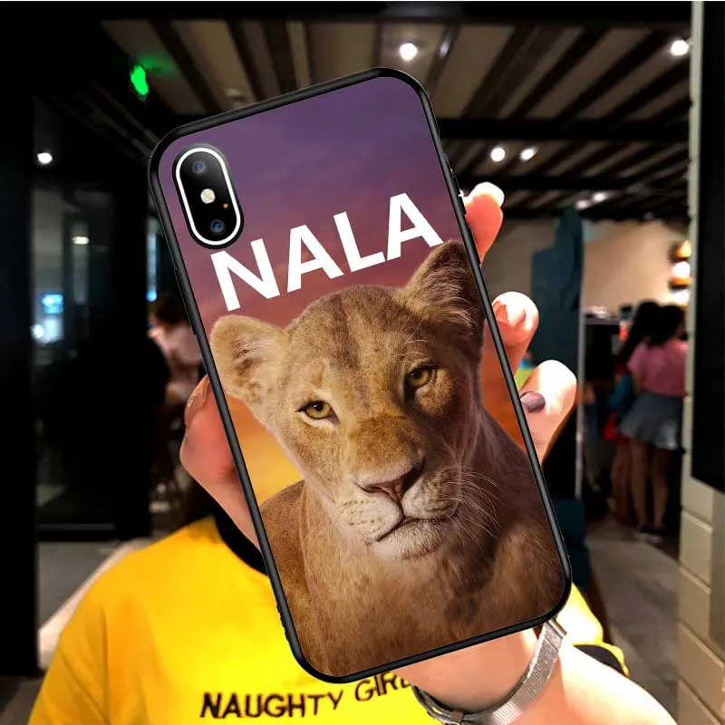 Король Лев nala Simba timon мягкий силиконовый черный чехол для телефона чехол для iPhone 5 5S SE 6 6s Plus 7 8 plus X Xs XR max Coque - Цвет: TPU