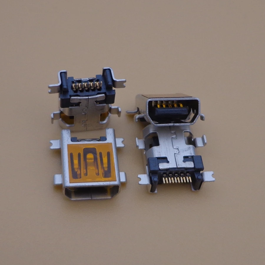 50 шт. микро 8P порт Гнездо для зарядки мини usb разъем 8-контактный MP3 MP4 GPS и т. Д. 4 ноги