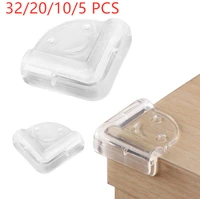 3230201054 pcs l type baby silicone protector table corner protection clear children furniture anticollision corner angle