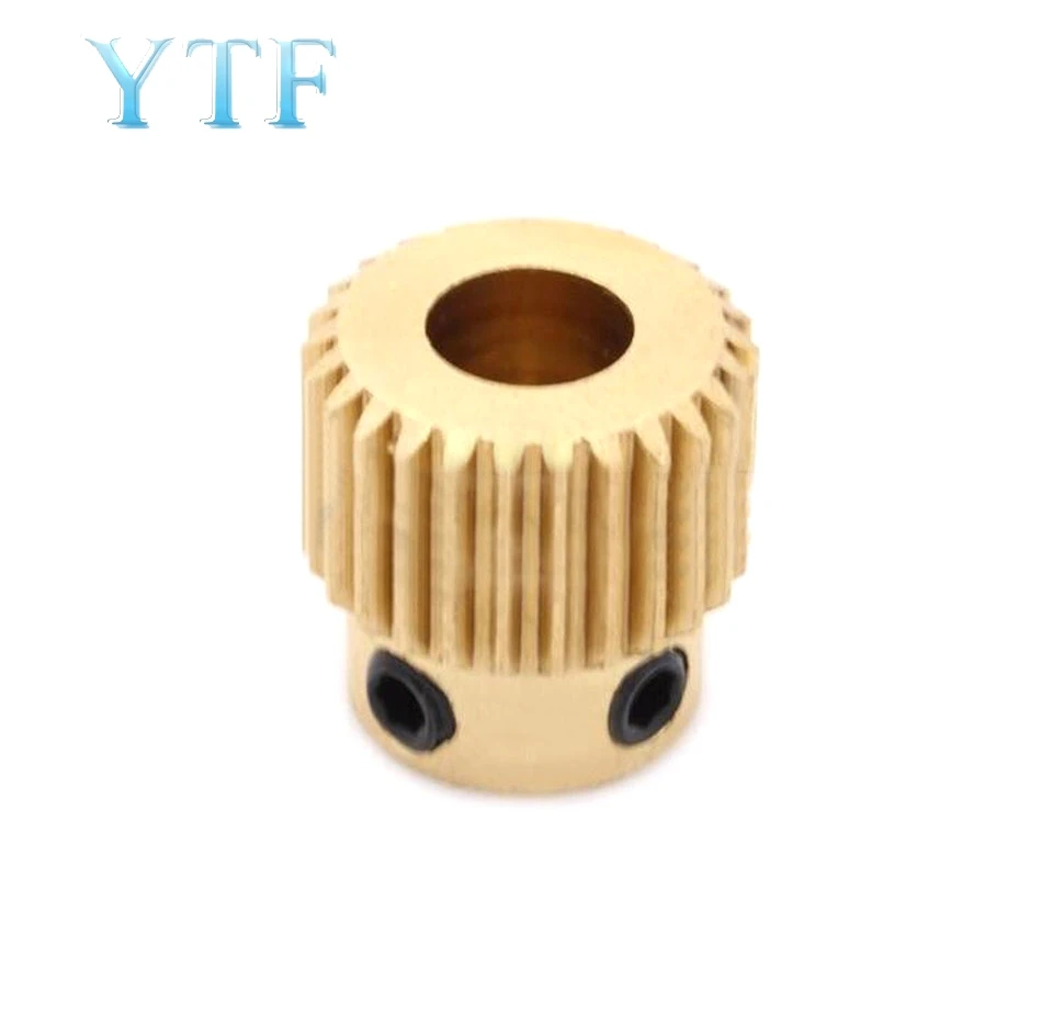 100PCS/1LOT 26 teeth Extrusion Head Gear Inner Hole Diameter 5MM 3D Printer parts For MK8 Extruder | Компьютеры и офис