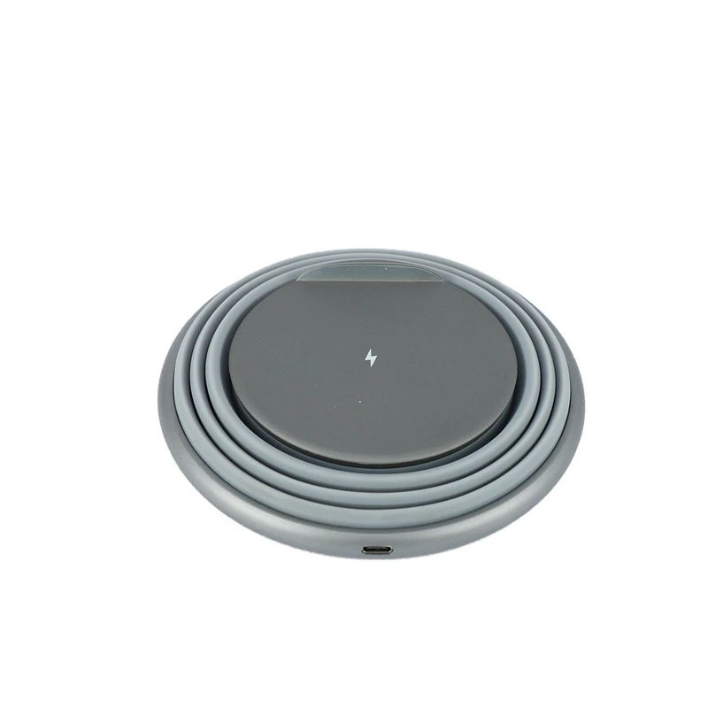 Led Light Foldable 10W Qi Wireless Charger For Iphone X XS Max XR 8 Plus Holder With | Электроника