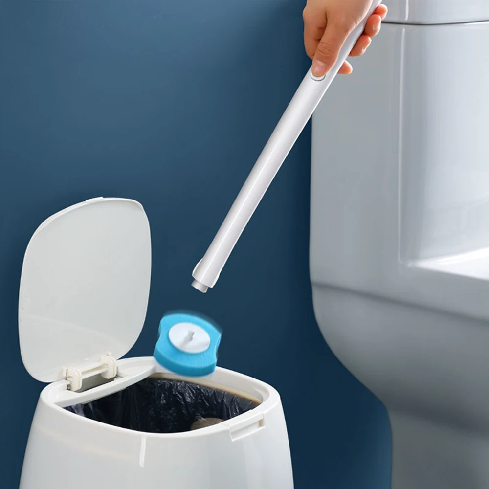 

Toilet Brush Disposable Brush For Toilet Modern Hygienic Toilet Brush Bathroom Accessories Long Handle Cleaner Tool For Bathroom