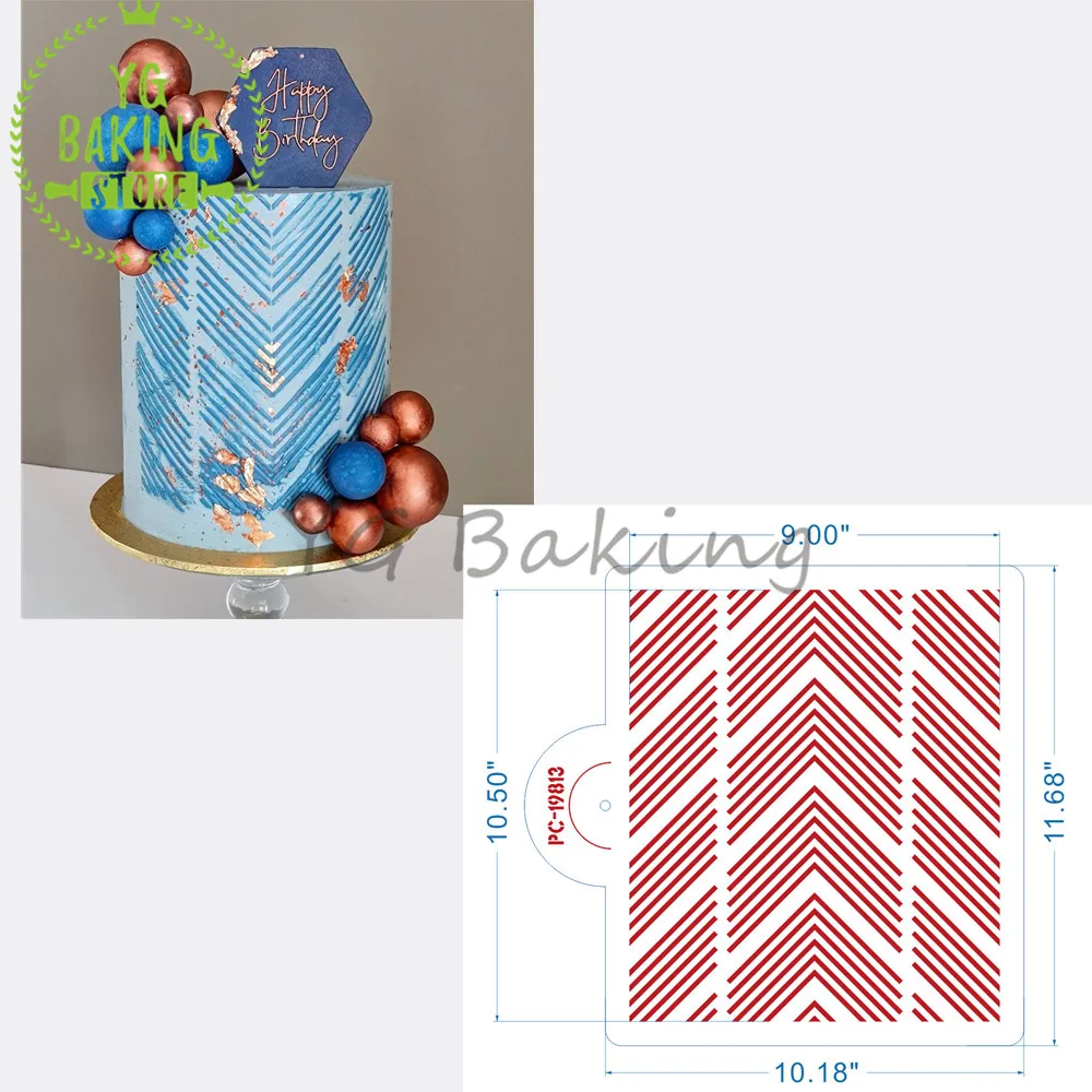 Разные стили трафареты для торта цветов листьев решетки свадебный дизайн