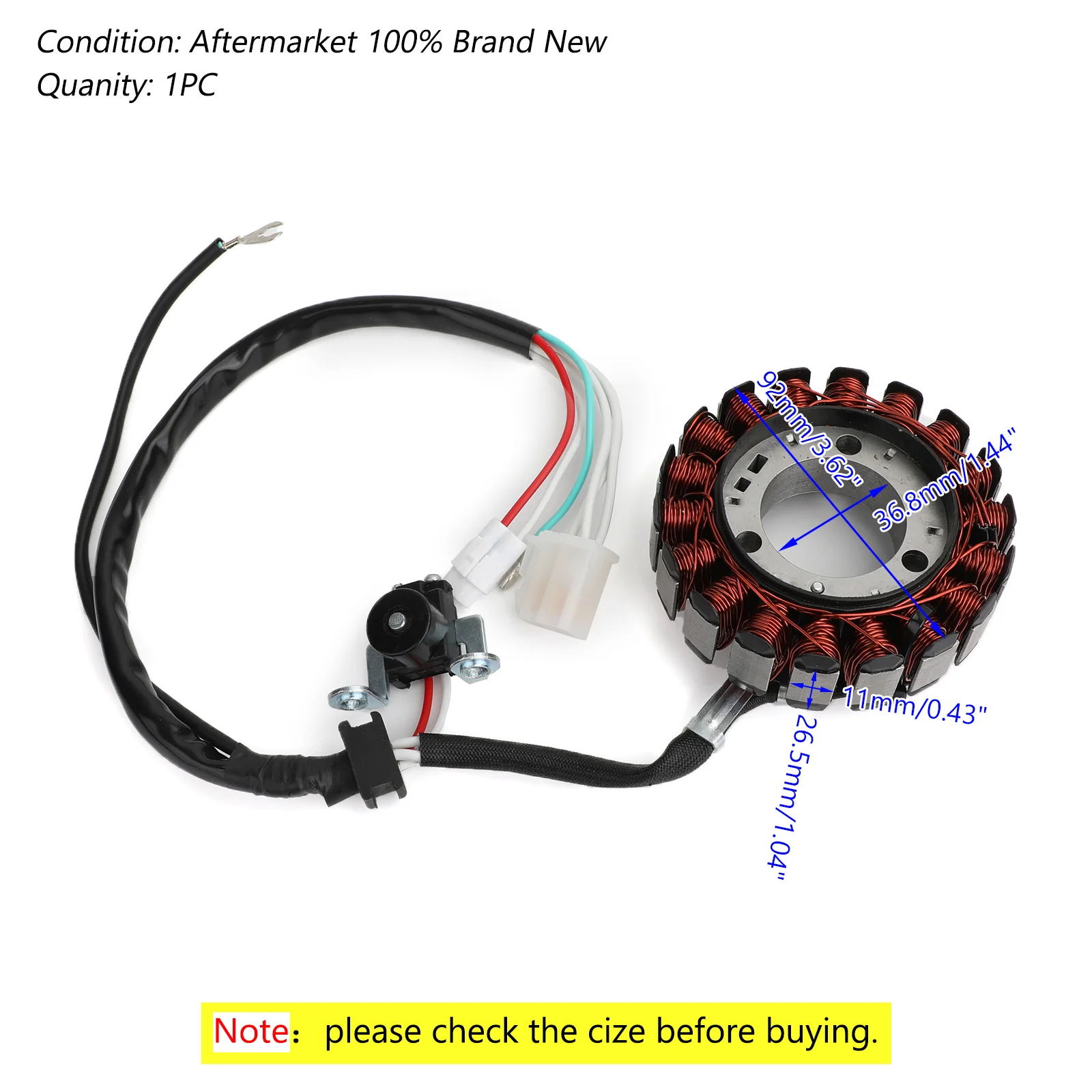 Areyourshop для Yamaha YB125 YB125SPD YBR125ED 3D9/51D 2008-2014 3D9-H1410-10 мотоциклетный магнитный генератор