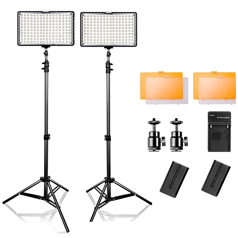 Travor TL-160 LED видео свет 5600K с регулируемой яркостью светильник для фотосъемки