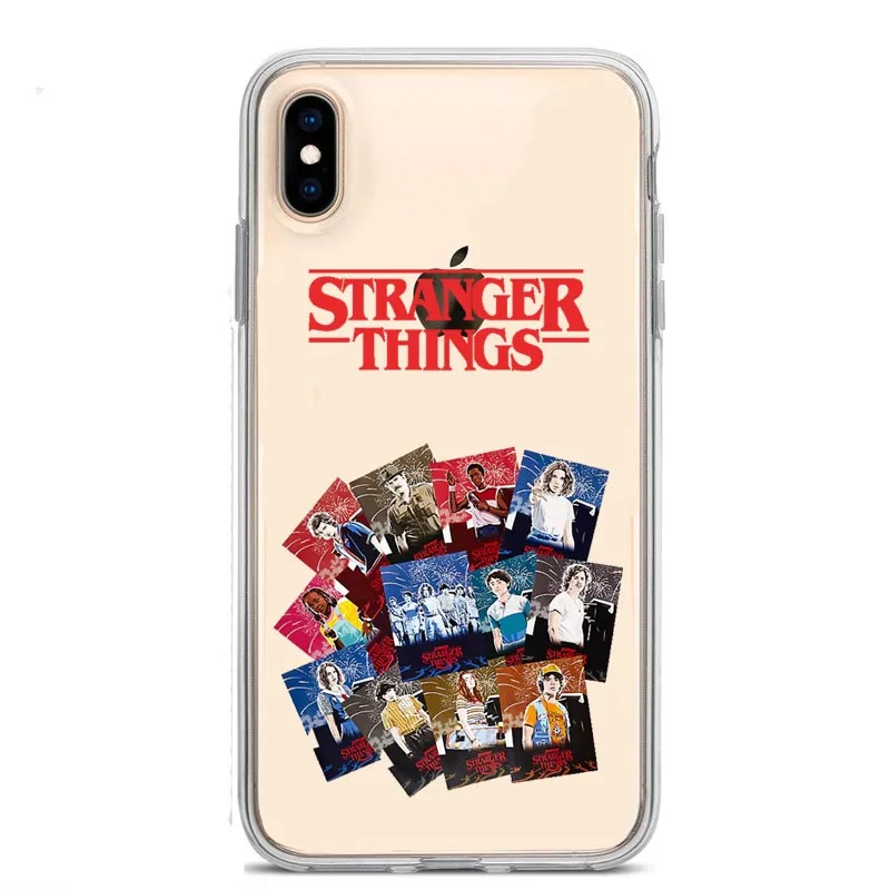 TPU Stranger things Сезон 3 Мягкий Силиконовый ТПУ чехол для телефона чехол для iPhone 8 7 6 6S Plus X XS MAX 5 5S SE XR Американский ТВ Coque Capa - Цвет: TPU